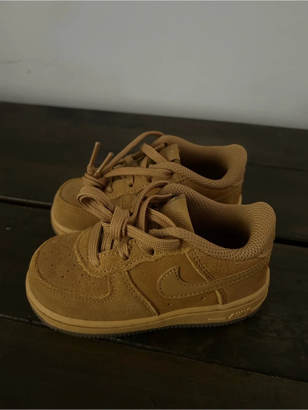 Nike Suede Sneakers in Tan Toddler 7C